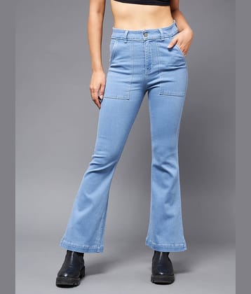 Miss Chase - Light Blue Denim Bootcut Women's Jeans ( Pack of 1 )