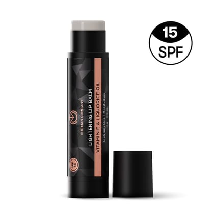 Lightening Lip Balm SPF15 | Vitamin E & Liquorice Oil Lightening Lip Balm SPF15 | Vitamin E & Liquorice Oil - Pack of 1
