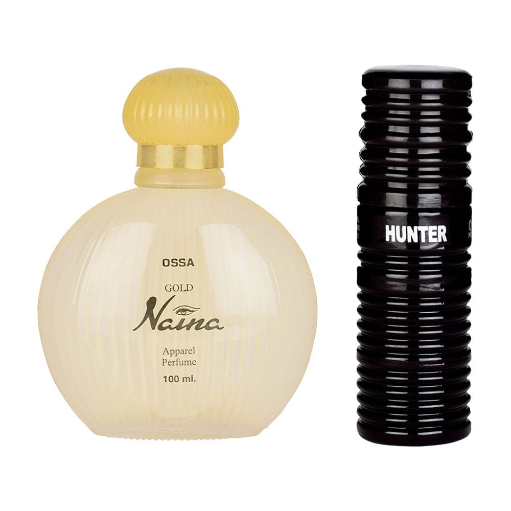 Gold Naina Apparel Perfume 100ml & Hunter Apparel Perfume 30ml Gold Naina Apparel Perfume 100ml & Hunter Apparel Perfume 30ml - 100ml + 30ml