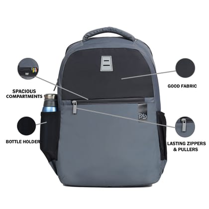 PB Pearl Bags Medium 30L Space Water Resistant 22.5 L Laptop Backpack PB Pearl Bags Medium 30L Space Water Resistant 22.5 L Laptop Backpack