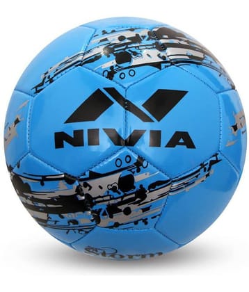 Nivia Snow Storm Blue Football Size- 5