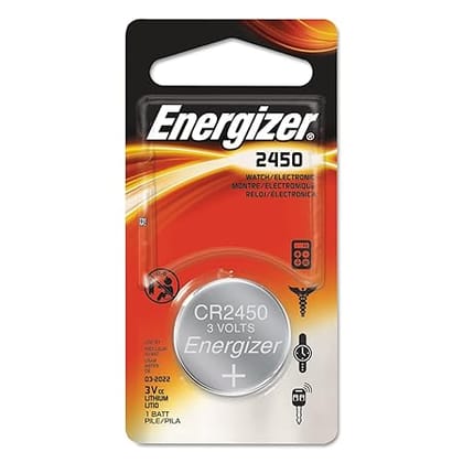 Energizer EVEECR2450BP - Energizer Watch/Electronic/Specialty Battery