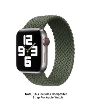 Army - Strong Nylon Braided Watch Strap for iWatch - Green 42 MM Army - Strong Nylon Braided Watch Strap for iWatch - Green 42 MM