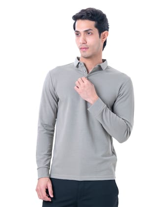 Legacy Polo sweater-saga olive / XL