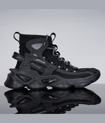 ATOM Gansta1 Black Men's Sneakers