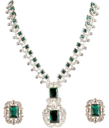 Keviv Green Alloy Necklace Set ( Pack of 1 )