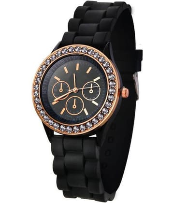 DECLASSE Black Silicon Analog Womens Watch