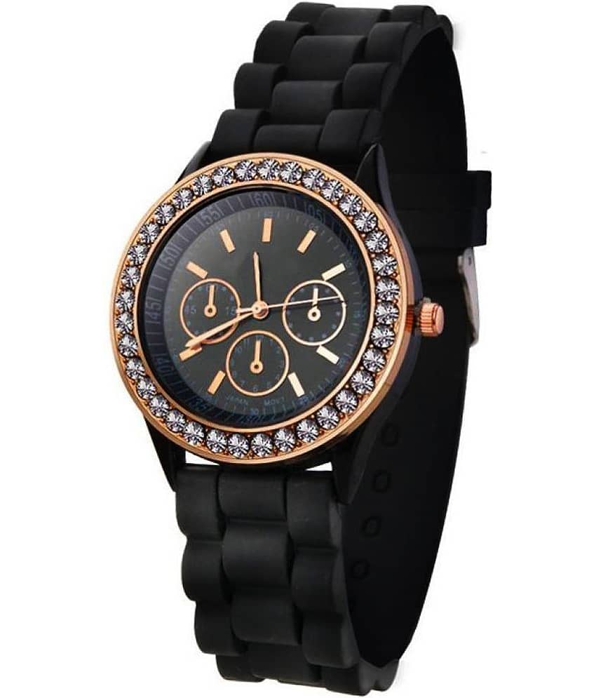DECLASSE Black Silicon Analog Womens Watch