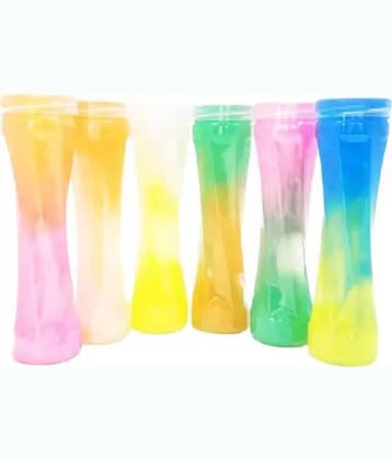 ATIPRIYA Set of 6 Rainbow Slime Soft Jelly Toys for Kids and Adults ,Safe and non Toxic ,Stress Relief