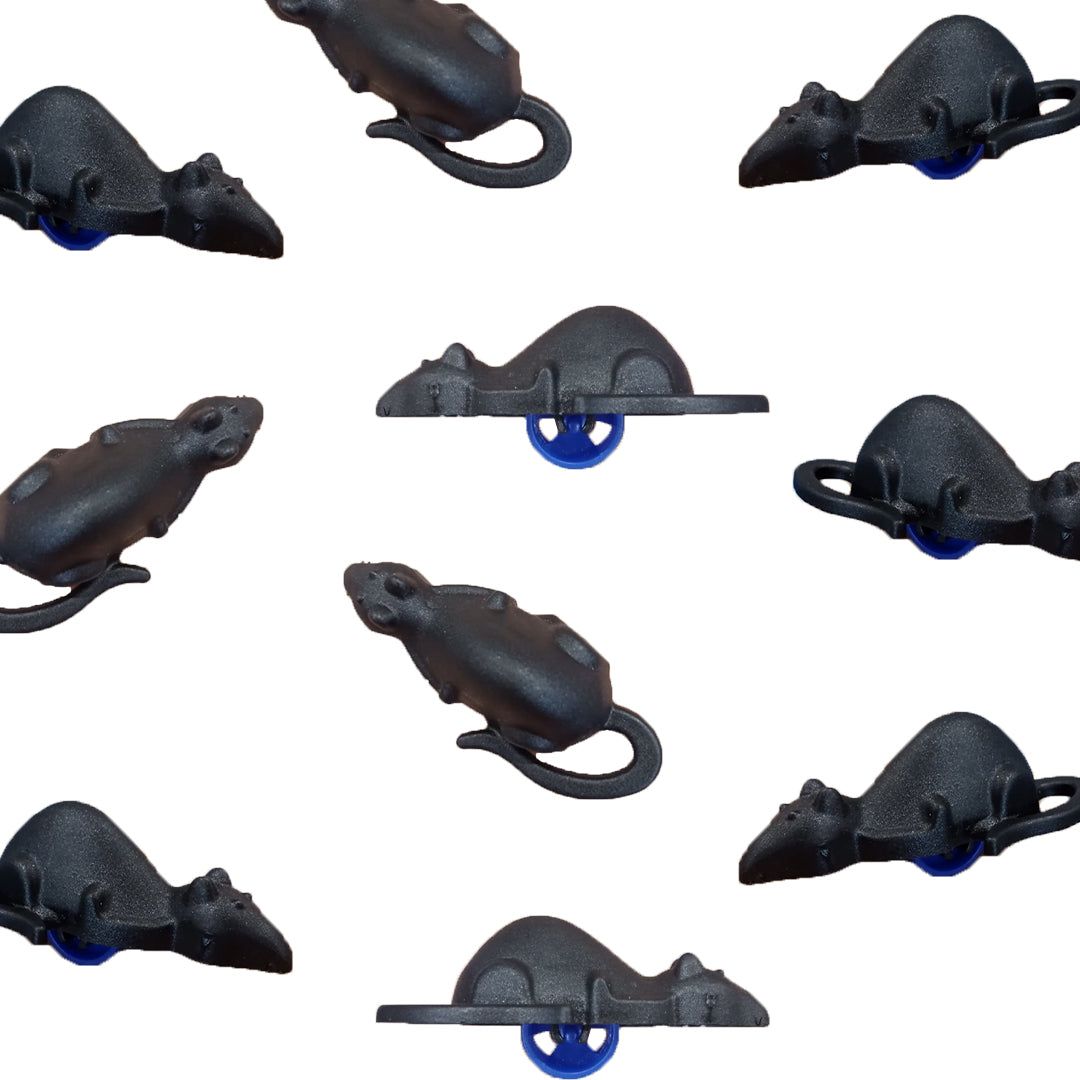 Mini Halloween Rat Toy Favors - 10PC