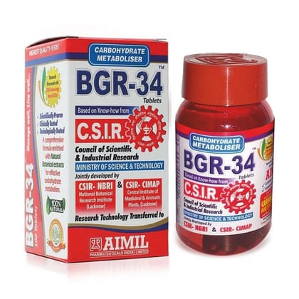 Ayurveda Cure Bgr 34 Tablets 2 X 100 No.S
