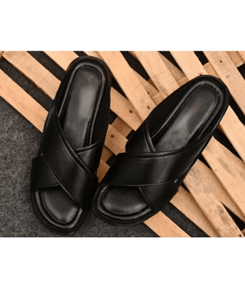 INFINITRENZ - Black Men's Sandals