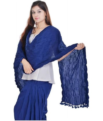 Apratim Blue Cotton Dupatta
