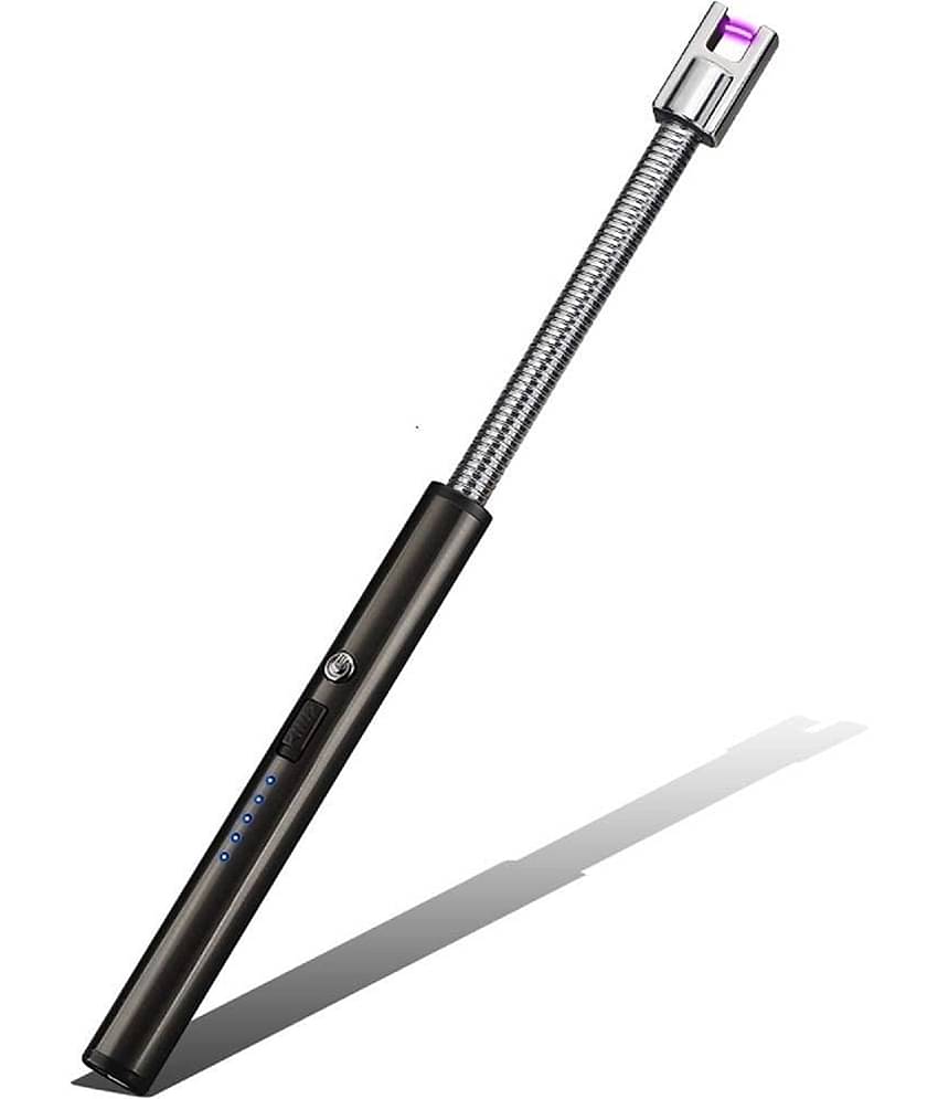 GKBOSS Black USB Lighter ( Pack of 1 )