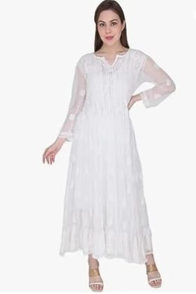 56 Kali Chikankari Anarkali