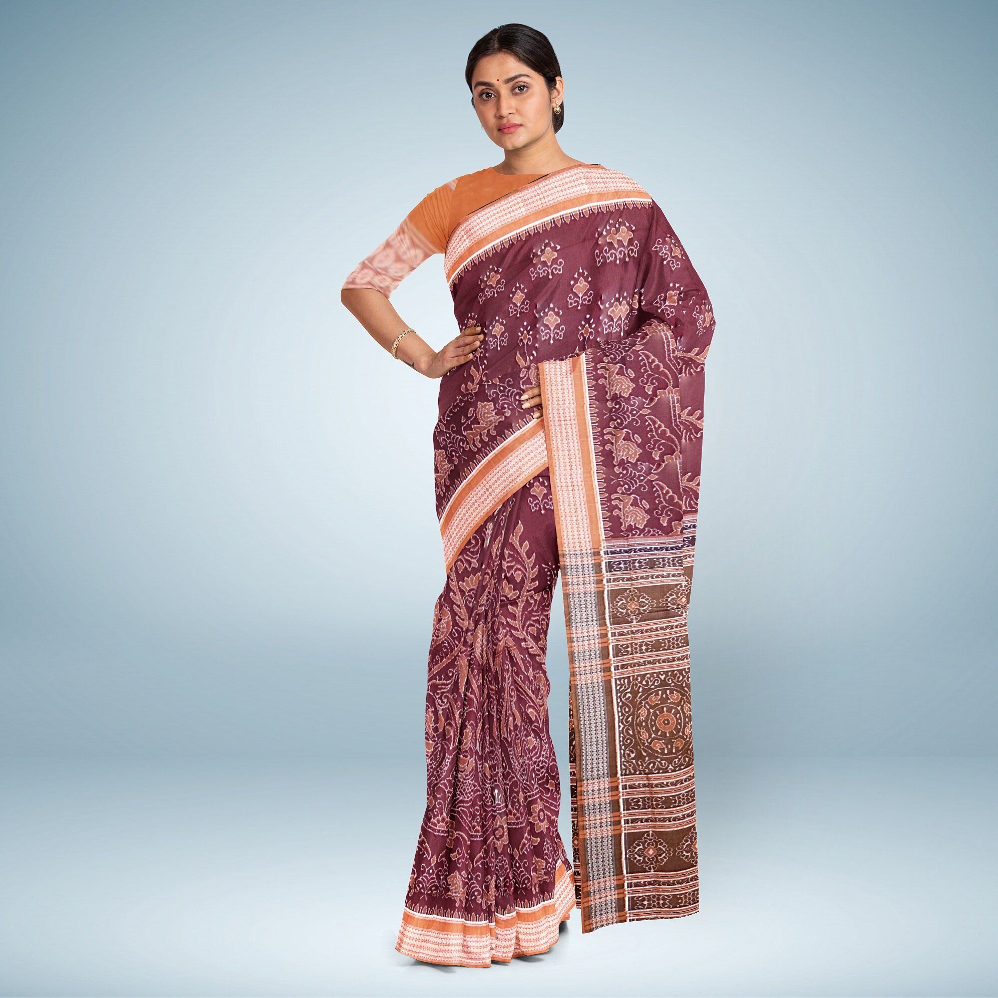 Padma Mayuri Sambalpuri Cotton Saree