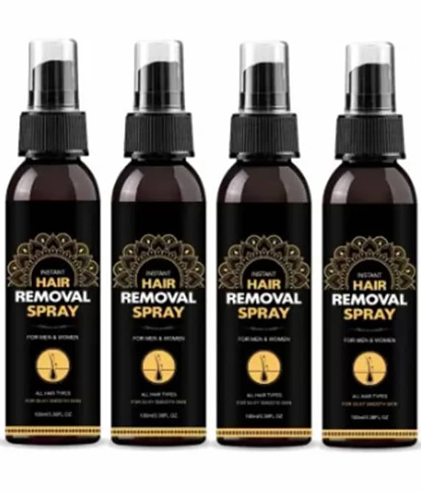 BEJOY Natural Hair Removal Spray for Men & Women 400 ( Pack of 4 )