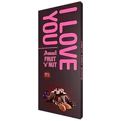 Amul fruit and nuts chocolate 150  gram