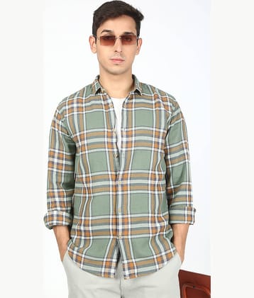 Bene Kleed 100% Cotton Slim Fit Checks Full Sleeves Men's Casual Shirt - Multicolor ( Pack of 1 )