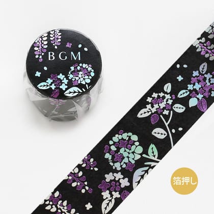 BGM Night Washi Tape Series-Wisteria