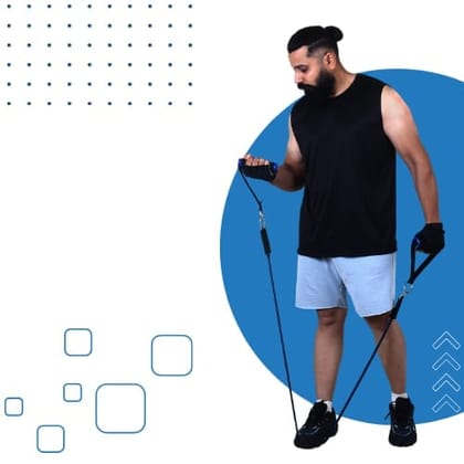 Men's Gym Sleeveless T-Shirt Black - Drifit, Quick Dry Sports Tank Top, Sando Vest