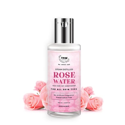 Steam Distilled Pure Rose Water - 100ml-100ml