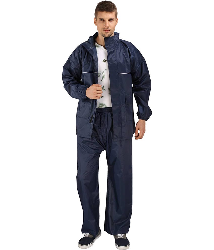 Goodluck Raincoat Set - Navy