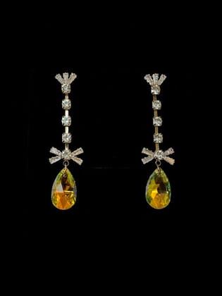 Deepika Yellow Earrings