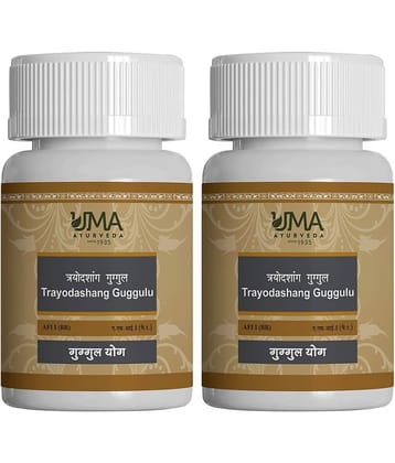 Uma Ayurveda Trayodashang Guggulu Tablet 40 No.S Pack of 2
