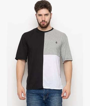 ZEBULUN Pack of 1 Cotton Blend Regular Fit Men's T-Shirt ( Black )