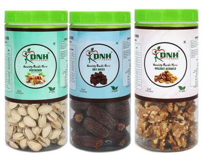 DRY FRUITS COMBO 1.50 KG  PACK  500G X 3 PC