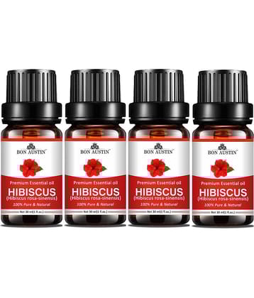 Bon Austin Hibiscus Essential Oil Aromatic 30 mL ( Pack of 4 )