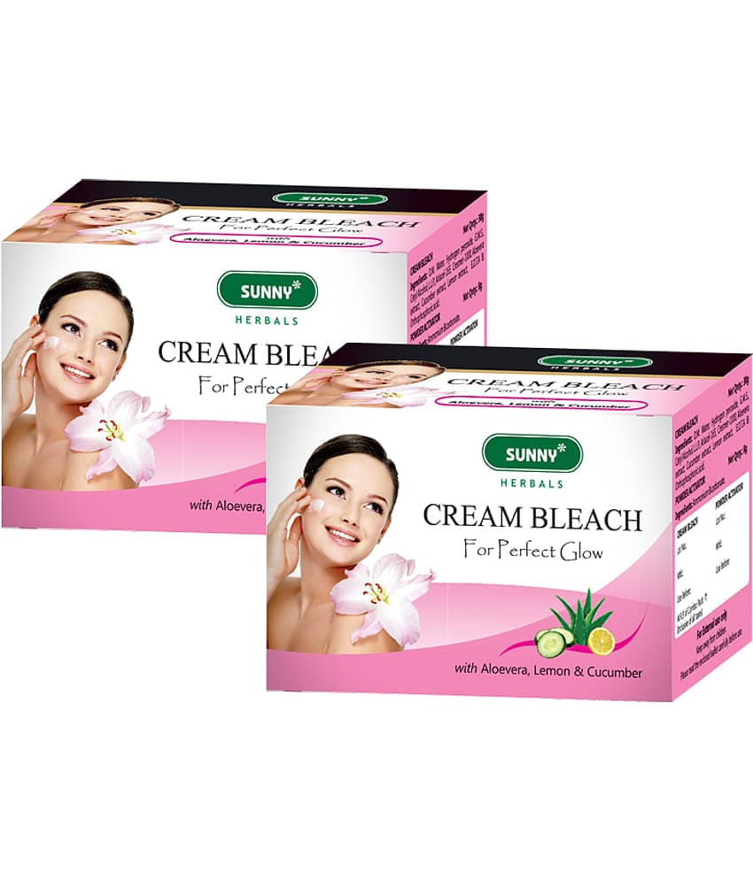 SUNNY HERBALS Cream Bleach Moisturizer 38 gm Pack of 2