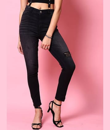 Freehand - Black Cotton Blend Slim Fit Women's Jeans ( Pack of 1 )