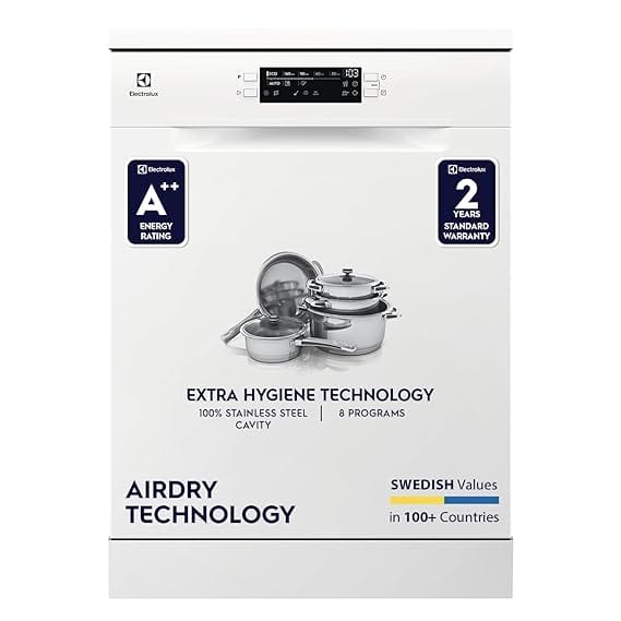 Electrolux 13 Place Settings Dishwasher Machine for Home, Fully Automatic with AirDry,ESA47220SW
