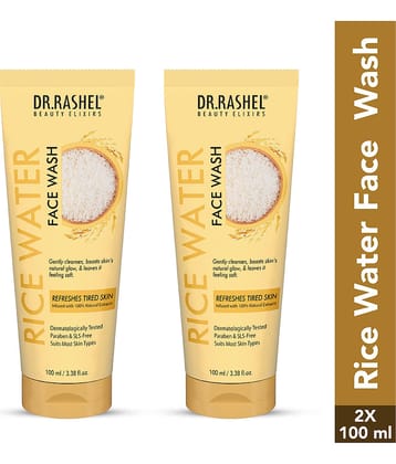 DR.RASHEL 100% Natural Extracts Rice Water Face Wash ( Pack of 2 )