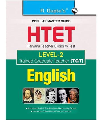 HTET (TGT) Trained Graduate Teacher (Level-2) English (Class VI to VIII) Exam Guide