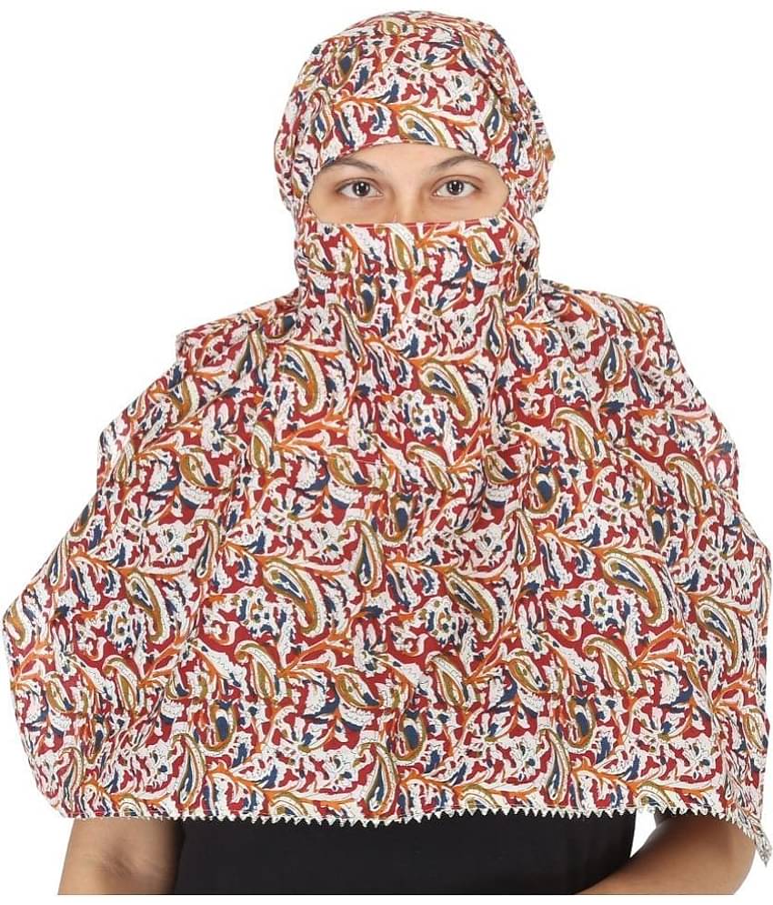 DEEPNYRA - LIVING STYLE - Pink Cotton Women's Scarf ( Pack of 1 )