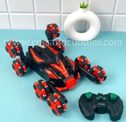 8 Wheels RC Stunt Car - 2.4GHz Remote Control Drift Vehicle with 360° Rotation & Functional for Endless Off-Road Fun | Perfect Gift for Kids