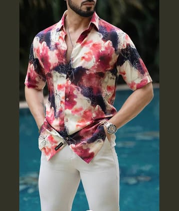 BOUGHT FIRST Cotton Blend Regular Fit Half Sleeves Men's Formal Shirt - Multicolor 11 ( Pack of 1 )
