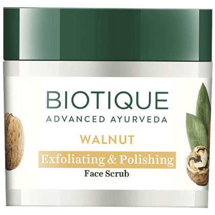 Biotique Exfoliating & Polishing Face Scrub - Walnut, Normal To Dry Skin, 50 G Carton