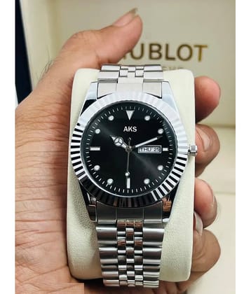 EEWHI Silver Stainless Steel Analog Men's Watch