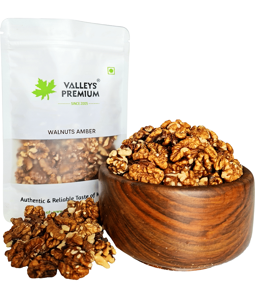 Valleys Premium Kashmiri Amber Walnut Kernels 250 Grams