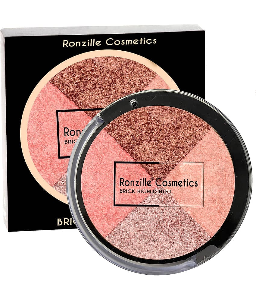Ronzille Baked Blusher Shimmerr brickk highlighter -02