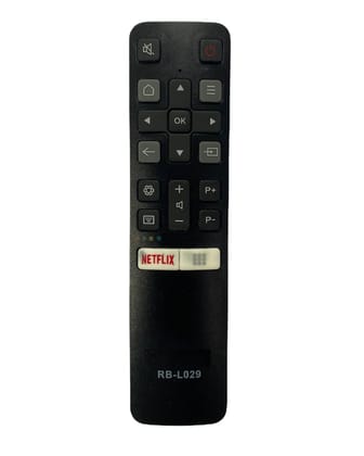 Remote No. L029P with Netflix Function (No Voice), Compatible with TCL Smart TV LCD or LED Remote Control (Exactly Same Remote will Only Work)