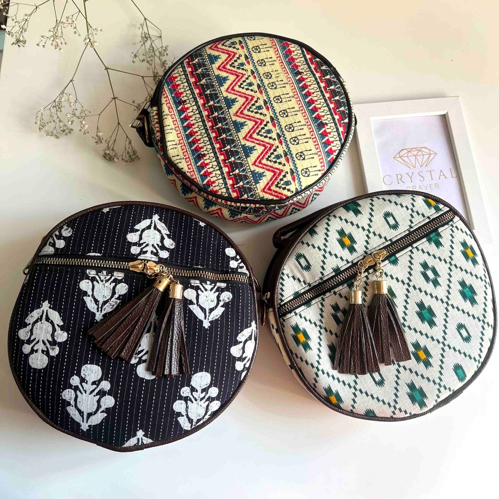 Printed Boho Sphere Bags-1