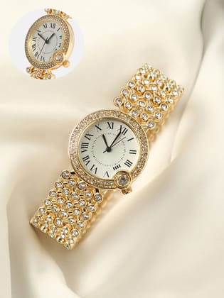 The Bling Round Watch-Watches