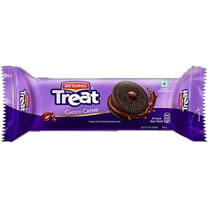 Britannia Treat - Choco Creme Sandwich Biscuits, 515 g (5 x 103 g each)