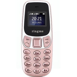 Ringme MICRO 2  (Dual Sim, 0.66 Inch Display, 700mAh Battery, ROSE GOLD)
