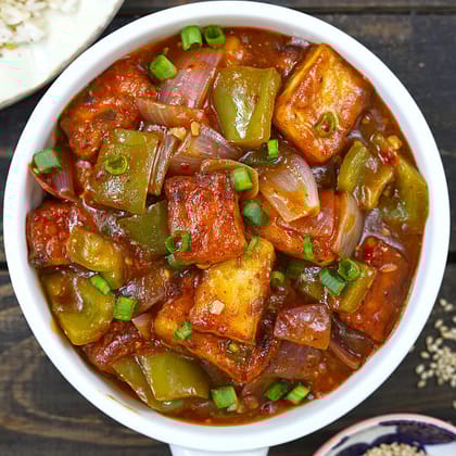 Black pepper paneer gravy